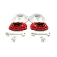 thumbnail image 1 of Alcon Brake Brake Kit BKF1559AX52 With Brake Pads; 6-Piston Red Calipers; 363 Millimeter Diameter x 38 Millimeter Thickness Rotors; With Calipers/Rotors/Bracket Kit, 1 of 3