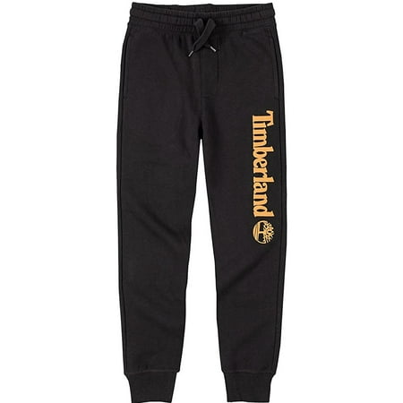 Timberland Little Boys Hemlock Logo-Print Joggers Black Size 5