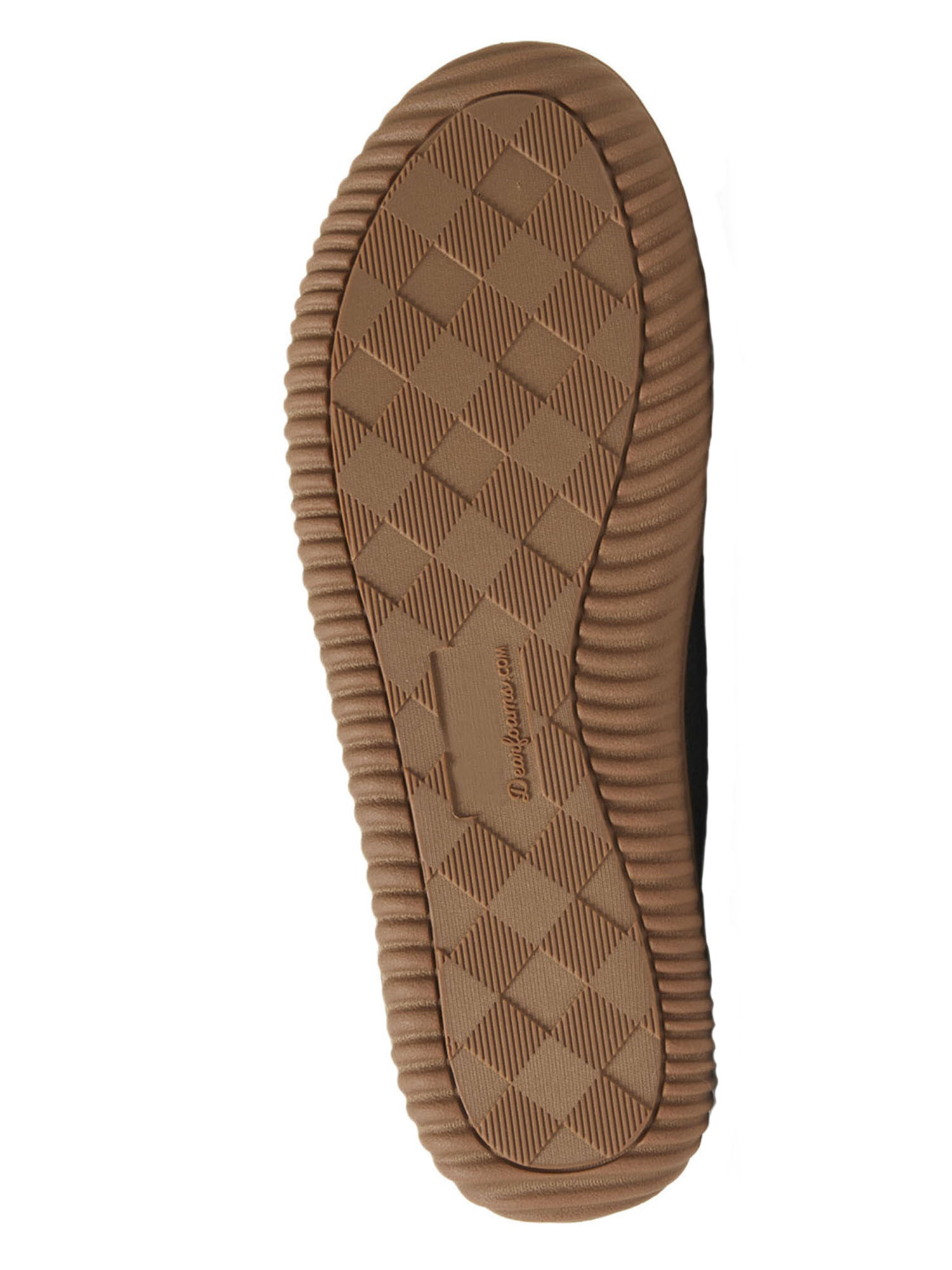 Dearfoams Men's Cozy Comfort Woven Moc With Accent Stitch photo 3