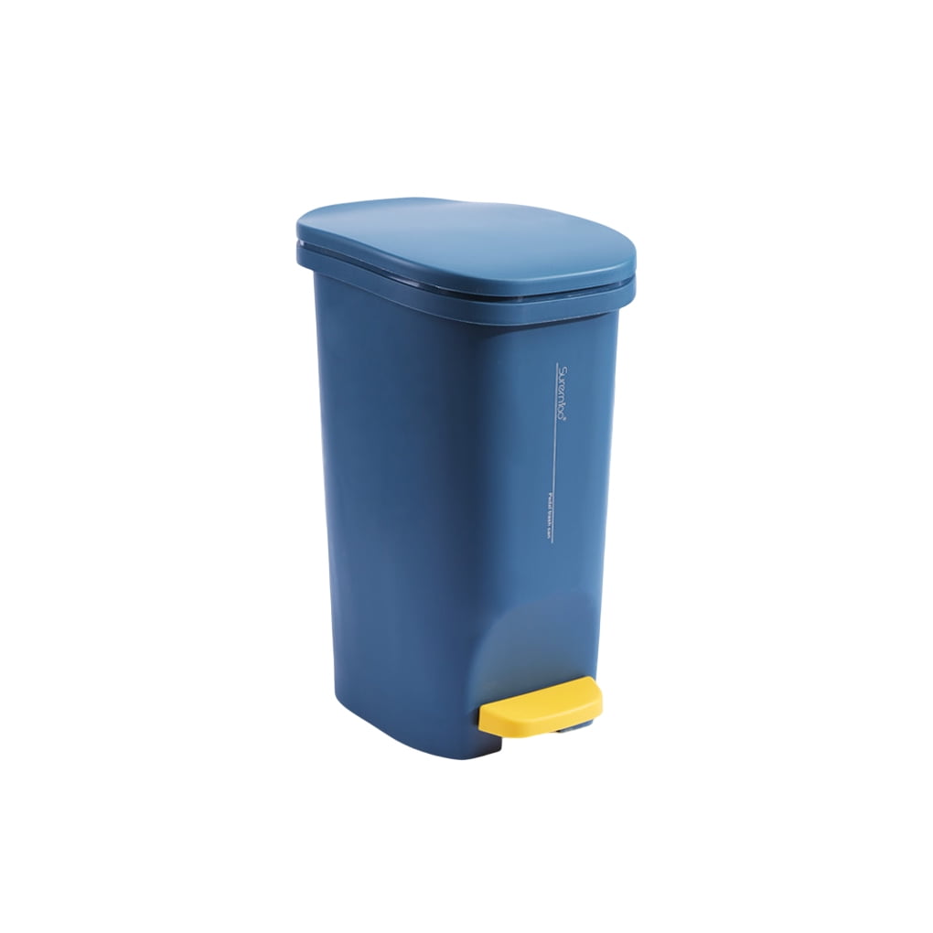Thinsont Trash Can Foot Pedal Garbage Cans Bin Dustbin Storage Buckets
