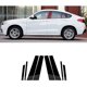 thumbnail image 2 of Para - X4 2013-2018 Puerta de coche Ventana BC Pilar Postes Cubierta Tira Panel Moldura PC Negro 8 Pack, 2 of 5