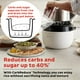 thumbnail image 3 of Olla arrocera Instant Pot de 20 tazas, olla de cocción múltiple para arroz y granos con tecnología de reducción de carbohidratos sin comprometer el sabor ni la textura, de los creadores de Instant Pot, 3 of 5
