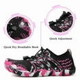 thumbnail image 4 of Stepedia Womens Water Shoes Wide Toe Barefoot Beach Shoes for Swim Pool Surfing, Black Rose, 4 of 6