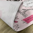 thumbnail image 5 of Ambesonne Romantic Place Mats Set of 4, Frames French Love Eiffel, Standard Size, Hot Pink Black, 5 of 6