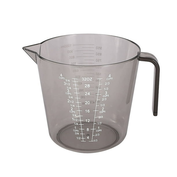 Con Graduada Transparente Taza Medidora Taza Medidora de Plástico Espesado Cilindro 150/300/600/1000ml Taza Escala