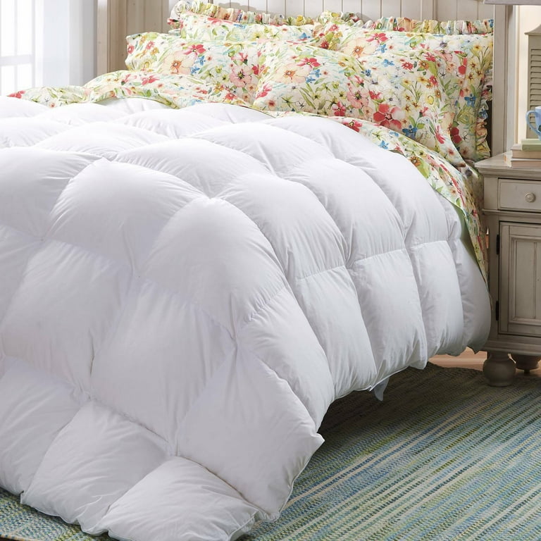 Cuddledown German Batiste Level 1 800 FP Goose Down Comforter OVERSIZED QUEEN