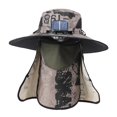 thumbnail image 3 of Sombrero de ventilador solar al aire libre sombrero de pesca ajustable gorro ligero de protección solar para actividades al aire libre playa de verano Caqui, 3 of 8
