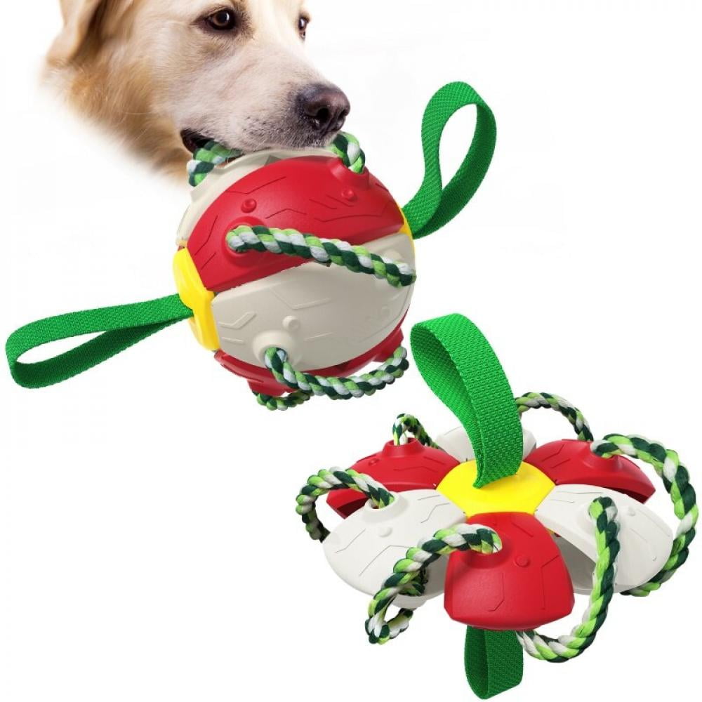 Dog Toys Ball Durable Squeaky Soft Football Non-Toxic for Pet Dog Training/Play 