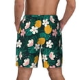thumbnail image 4 of Goofa Tropical Fruit Printed Men's Swim Trunks Board Shorts Quick Dry Mens Swimming Trunks with Compression Liner,Breathable Fit Hawaii Beach Shorts-Medium, 4 of 9