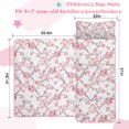 thumbnail image 5 of Pioneer Flower Floral Print Pattern Toddler Nap Mats for Kids Preschool,Sleeping Mat Bag or Kids,Toddler Sleeping Bag,Toddler Nap Mat or Daycare, 5 of 6