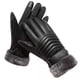 thumbnail image 4 of Guantes de invierno para montar en motocicleta con forro polar grueso y pantalla táctil, cálidos, para exteriores, a prueba de viento y frío, guantes de esquí, 4 of 4