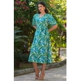 thumbnail image 6 of Multicolor Cotton Floral Printed Fit & Flare Dress, 6 of 9