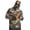 B_ Camouflage, variant on Men's Dot Navy Pixel Camo Balaclava Hoodie with Kangaroo Pouch, Stretch Sun-Block Long-Sleeve, Light Weave for Bay Casting Multicolor S