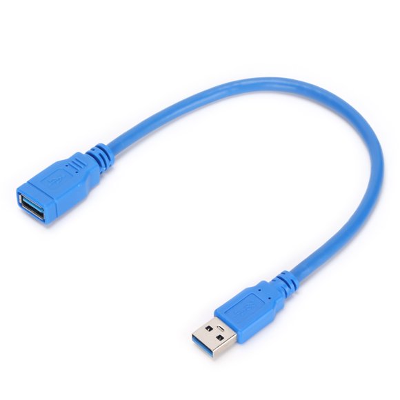 USB 3.0 Data Line, PVC Male To Female Practical Transfer Data Cable PProfessional Standard For Printer Equipment For Hard Disk Box 0.3M
