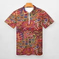 thumbnail image 3 of Mola De Panama Turtle Men Zipper T-shirt Summer Casual Short Sleeve T-shirt Top, 3 of 7