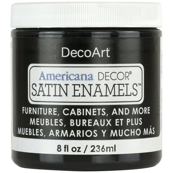 DecoArt Americana Decor 8oz Satin Enamels Paint for Cabinets & Furniture