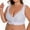 White, variant on hoksml Lace Bralettes, Women's Lace Plus Size Front Closure Tank Bras, Underwear Without Breast Pad Beautiful Back Seamless Underwear Daily Bra 2025 on Clearance