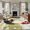 Green, variant on 6'x9' Area Rugs, Spring Floral Rooster Indoor Outdoor Area Rug for Living Room Bedroom, Vintage Rooster Pastoral Washable Bathroom Rugs Kitchen Floor Carpet Mats Home Decor Aesthetic