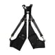 thumbnail image 3 of Bolso bandolera estilo steampunk con arnés para teléfono, cómodo bolso de PU con diseño retro. Negro, 3 of 9