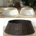 thumbnail image 2 of VONKY Durable Water Hyacinth Christmas Tree Base With Exquisite Warm Style Naturally Designed Hand Woven brown large size, 2 of 5