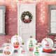 thumbnail image 2 of Globo inflable de Navidad para decoración de jardín, PVC, impermeable, para exteriores, patio, boda, decoración navideña, globo de 60 cm, 2 of 5