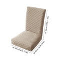 thumbnail image 3 of Birdeem Stretch Chair Covers, 4-Pack Elastic Dining Chair Slipcovers, Fits Most Chairs, Machine Washable Fabric, Home Kitchen and Event Use, 3 of 7