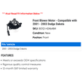 thumbnail image 2 of Front Blower Motor - Compatible with 2001 - 2003 Dodge Dakota 2002, 2 of 2