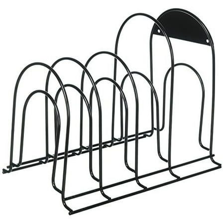 Miriga Life Heavy Duty Pot & Pan Organizer Rack Holder - Best for Kitchen and Cabinet Storage of Pots Pans Lids - Great for Cast Iron - No Assembly Required - (Best Roasting Pan With Rack)