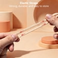 thumbnail image 4 of Elastic Round No-Tie Shoelaces with Metal Lock,  3 Pairs, 40", 4 of 8