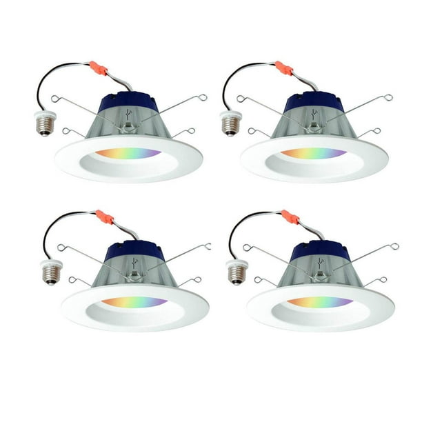 Sylvania Lightify 65W LED Maison Intelligente Wifi Lumière du Jour Ampoule Blanche (4 Ampoules)