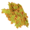 thumbnail image 1 of 100Pcs Artificial Maple Leaves Decor Bag Artificial Maple Leaf Thanksgiving Autumn Furnishings Floral Arranging, 1 of 8