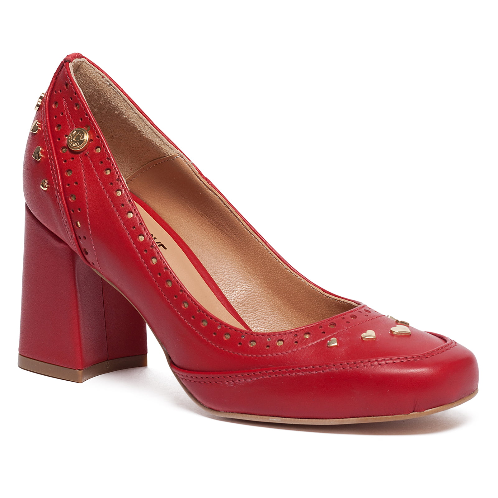 Red Chunky Mid Pump-6 for - Walmart.com