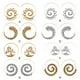 thumbnail image 5 of Pendientes circulares en forma de remolino Qarigey para mujer colgante de oreja AP010228-06, 5 of 6