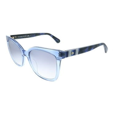 Kate Spade Kiya/S Plastic Womens Cat-Eye Sunglasses Crystal Blue 53mm Adult