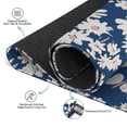 thumbnail image 3 of Floral Rubber Gaming Mat 31.5 Inch Square Non-Slip Table Cover for Mahjong Tiles, Poker Games and Family Board Game Nights, 3 of 7