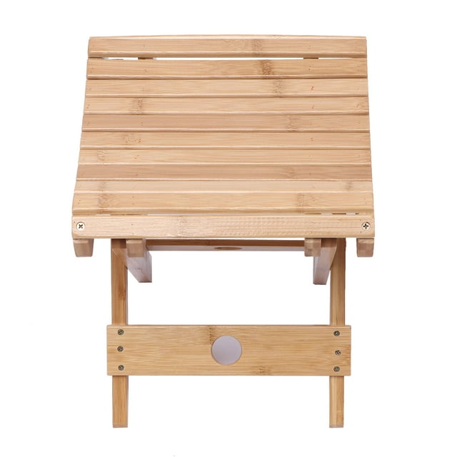 Taburete Plegable Taburete De Bambú Plegable Silla Taburete Portátil Pequeño Taburete De Ducha Con Huecos De Ventilación A Prueba De Moho Para Ducha Pasillo De Camping Yuarrent HA021277-00