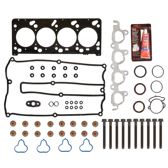 Evergreen HSHB8-20202 Head Gasket Set Head Bolts Fit 98-99 Ford Escort Contour Mercury 2.0 VIN Z, 3 ZETEC