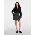 thumbnail image 2 of Scenario Women's Tie Waist Utility Shirt with Long Sleeves, Sizes XS-XXXL, 2 of 5