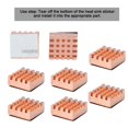 thumbnail image 2 of Disipador De Calor, Aleta De Enfriamiento, Cobre Puro 8PCS Para Placa Base CPU Notebook CPU YLSHRF RAM Heat Sink, 2 of 8