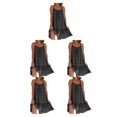 thumbnail image 1 of Sonducket Maxi vestido multifuncional y elegante para mujer Vintage Boho Robe Cómodo multifunción y elegante fuera del hombro negro S Type2 NO2, 1 of 6