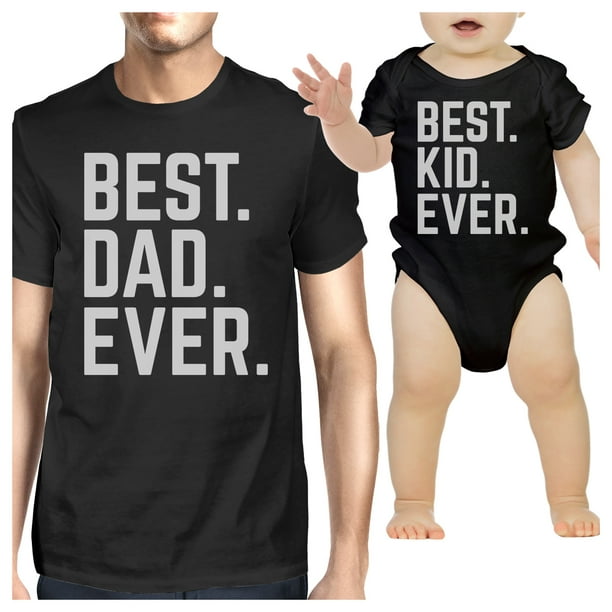 365 Printing Best Dad And Kid Ever Black Funny Fathers Day Gift Idea For New Dad Walmart Com Walmart Com