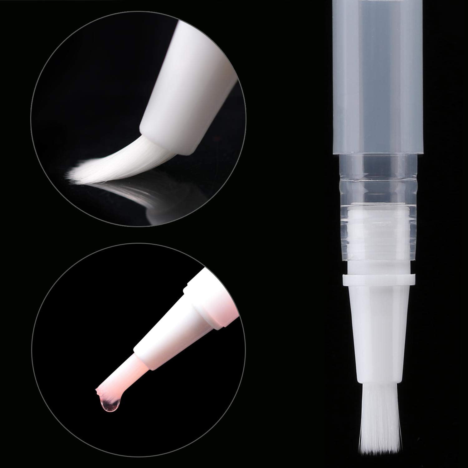 5x Leere 3ml Twist Pens Mit Pinselspitze – Für Nagelöl, Lipgloss, Wimpernserum & Mehr