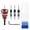 Red, variant on Countersink Drill Bit Set Woodworking Countersink Drill Bits Adjustable Bit Depth Stop Drill Bits Countersink Screw Open