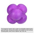 thumbnail image 3 of Uxcell Bounce Reaction Balls, Coordination Training Ball Agility Trainer TPR High Difficulty, Purple, 3 of 5