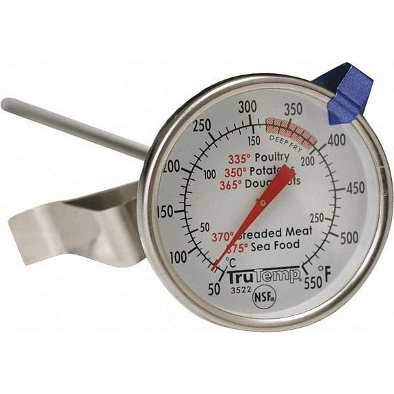 Taylor Deep Fry Thermometer,50 to 550F  3522