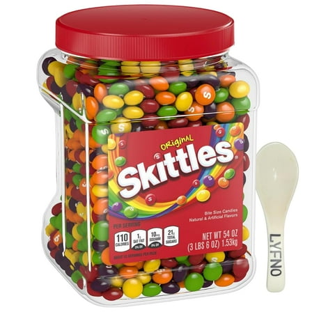 Skittles Original Chewy Candy Bulk Jar, 54 oz.
