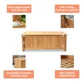 thumbnail image 3 of Cambridge Casual 48 Gallon Wood Deck Box, Brown, 3 of 9