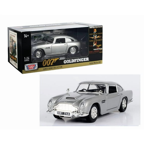 Motor Max Aston-Martin DB5, James Bond 79857WSV - 1/24 Scale Diecast Model Toy Car Unisex Children