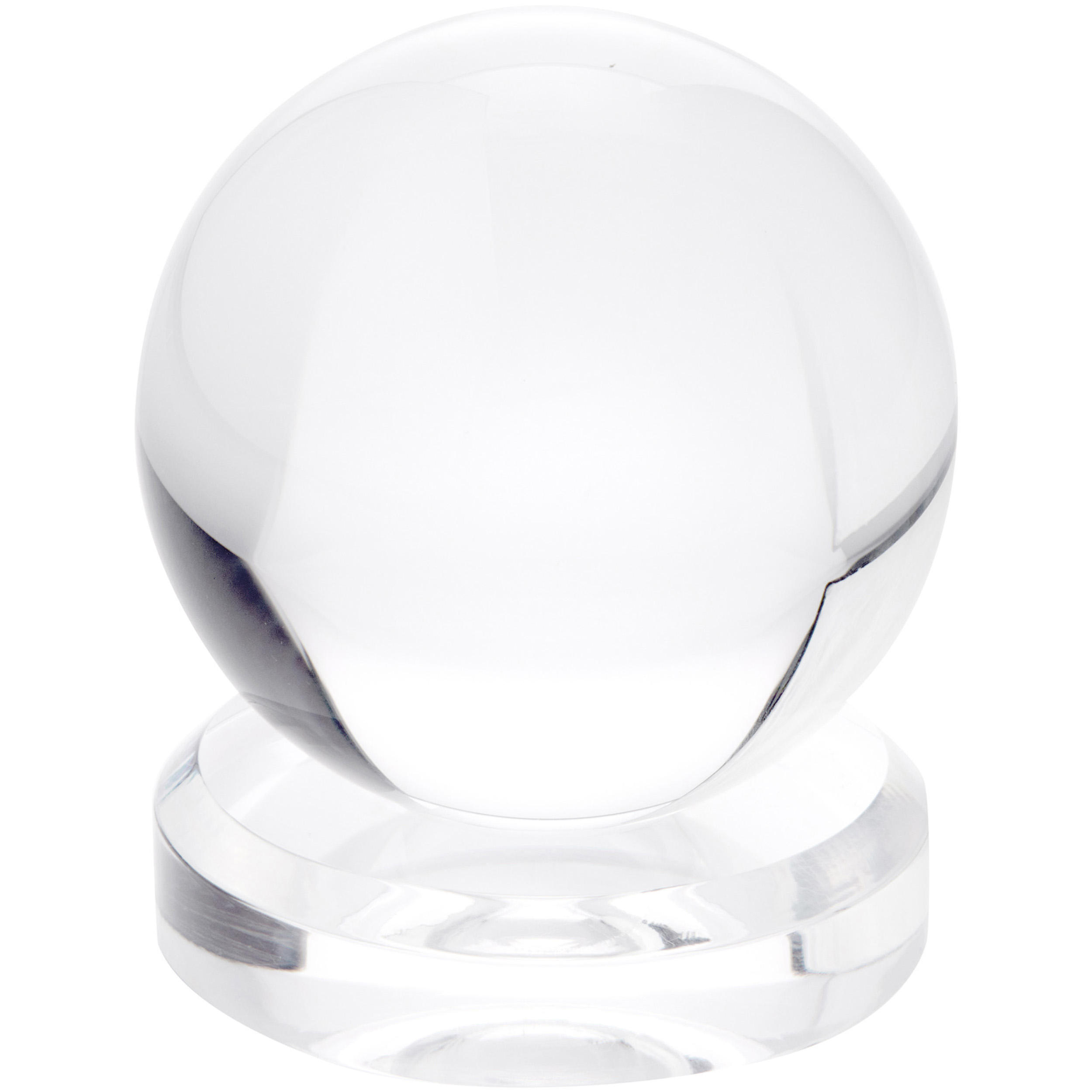 Plymor Clear Acrylic Beveled Round Display Base, 3 W X 3 D X 1 H, 3" X 3" X 1" (1 Pack) - Fred Meyer