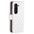 thumbnail image 3 of Allytechgroup Flip Cover Case for Samsung Galaxy Z Fold 4, Stylish Slim Fit Shell Wallet Case with Cards Slots Magnetic Closure Anti-Scratch Stand Phone Case for Galaxy Z Fold 4,White, 3 of 8